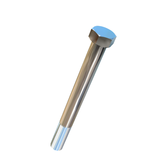 Titanium 7/16-20 X 4-1/4 UNF Allied Titanium Hex Head Bolt (No Dimple)